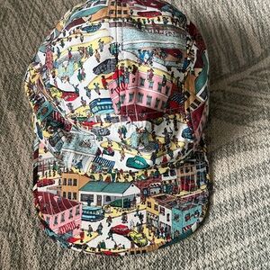 Where's Waldo 5 Panel Multicolor Strapback Hat 2014 Classic Media Adjustable Cap